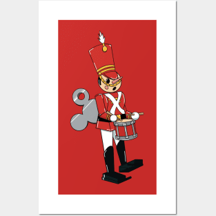 Christmas Toy Solider Drum Line Posters and Art